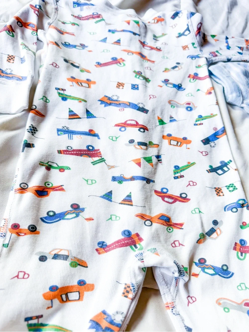Hanna Andersson Lot of 3 Size 70 Organic Cotton Sleepers Romper 9-18 Mos Vintage